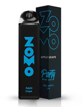 Zomo Party Mesh Coil Pod – 800 Puffs – 5% Nicotine – 2.6ml E-liquid – 500mah Battery